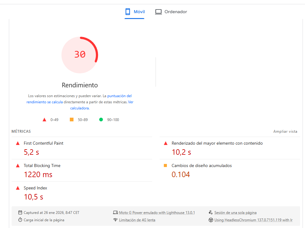 web speed test