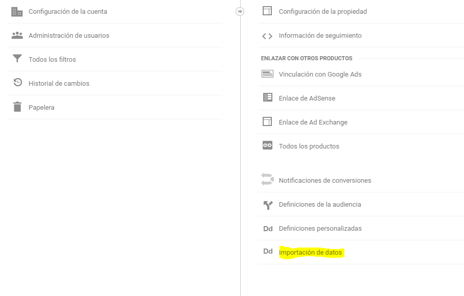 Data import