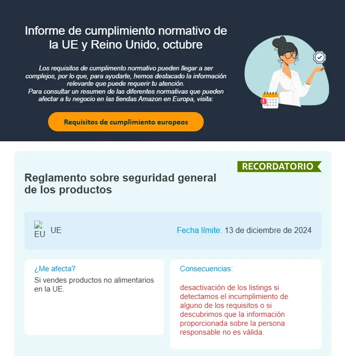 amazon normativa gpsr