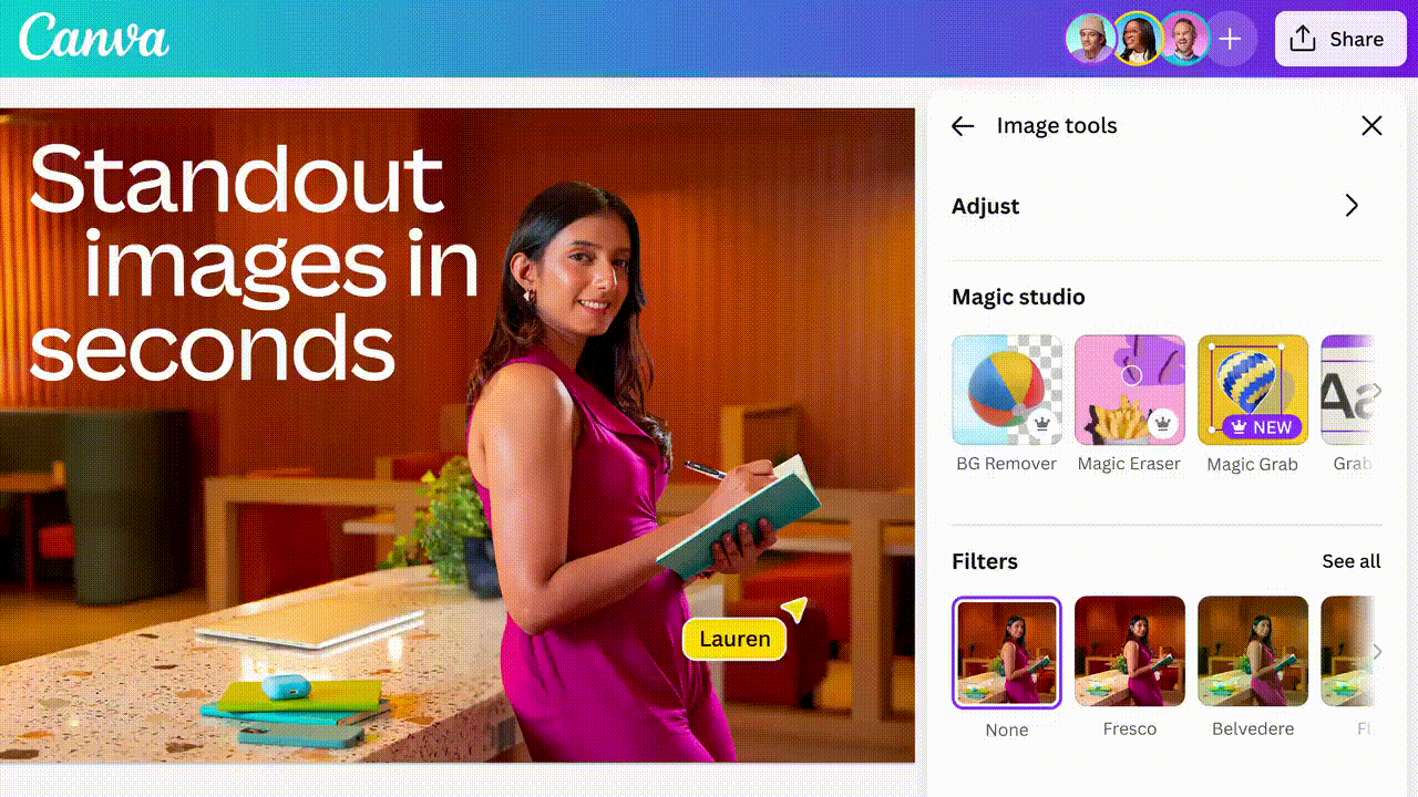 editor foto canva