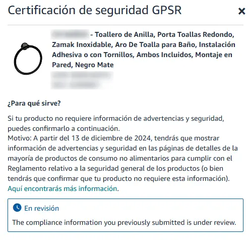 ejemplo certificacion seguridad gpsr