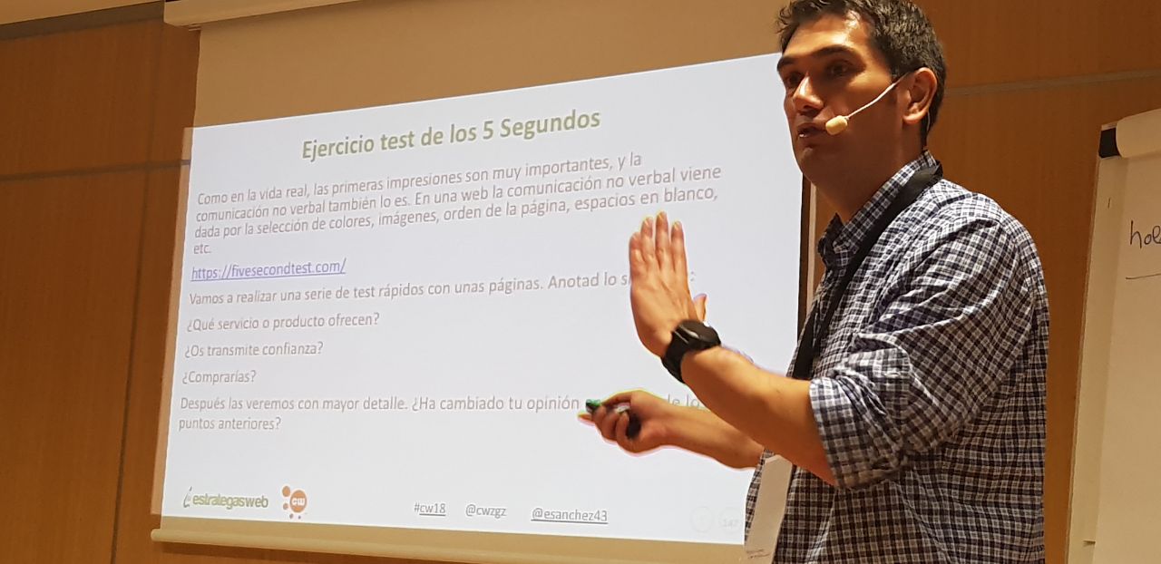 Analítica Web de Eduardo Sánchez en CW18