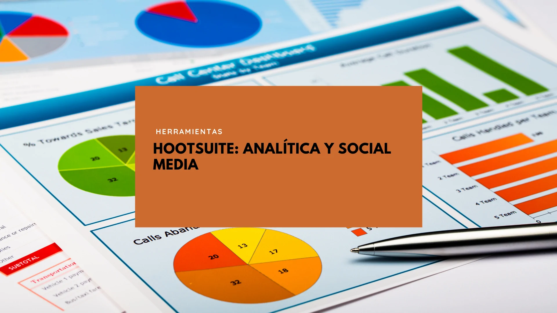 Cover of the cover for the article: "Hootsuite: Analytics and Social Media" of Geotelecom's blog.